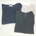◇ ⊇ 《 BEAUTY & YOUTH UNITED ARROWS まとめ売り3点セット ニット カットソー ブラウス レディース 》 E 【中古】