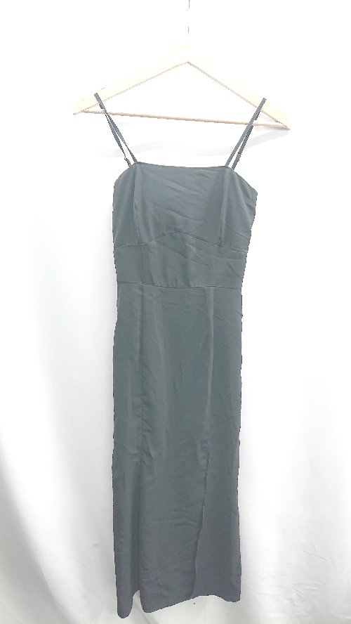 ◇ ⊂ LIP SERVICE リップ サービス スリット加工 パット付き ロング丈 ワンピース サイズ表記なし ブラック レディース E 【中古】