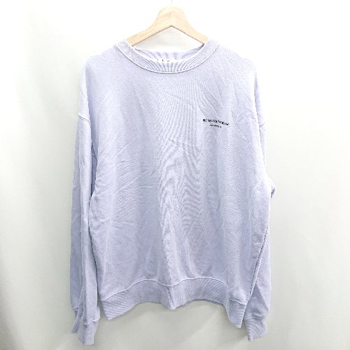 ◇ ⊇ VISION STREET WEAR バックプリント 長袖 トレーナー サイズL パープル レディース E 【中古】