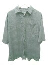 ◇ LAKOLE ラコレ 透け感 五分袖 シャツ ブラウス サイズL ブラック レディース メンズ P 【中古】