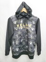 ◇ KELME ケルメ キッズ 子供服 長袖 プルオーバー パーカー サイズ160 ブラック ネイビー系 メンズ P 【中古】