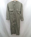 ◇ ◎ ROPE PICNIC ロペピクニック フロントボタン 長袖 ロング ワンピース サイズ38 カーキ レディース E 【中古】