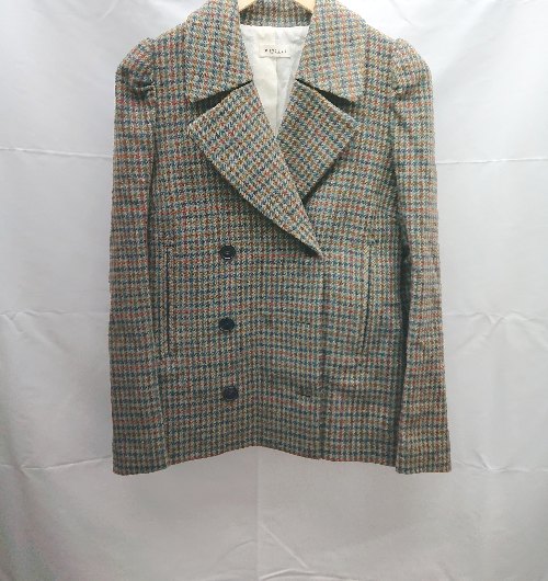 ◇ MASSCOB マスコブ ダブルボタン スリット入り 長袖 ジャケット 表記なし マルチ レディース E 【中古】