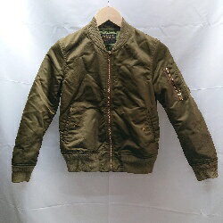 ◇ MACPHEE マカフィー MA-1 無地 長袖 ブルゾン サイズ36 カーキ レディース E 【中古】