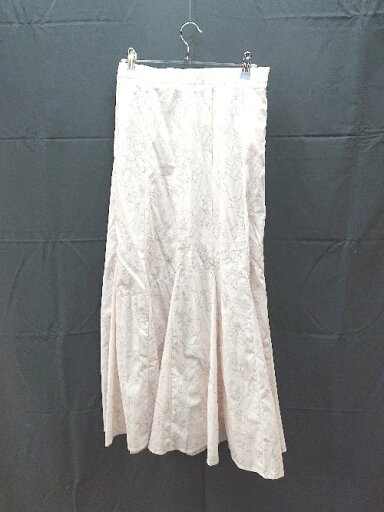 ◇ 新品 apres jour mignon アプレジュールミニョン 花柄 ロング マーメイド スカート サイズLL アイボリー レディース E 【中古】 ◇ 新品 apres jour mignon アプレジュールミニョン 花柄 ロング マーメイド スカート サイズLL アイボリー レディース E 【中古】