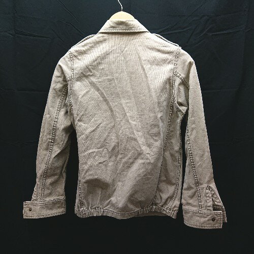 ◇ Deuxieme Classe ドゥーズィエム クラス シンプル デニム 長袖 ジャケット サイズ表記なし M相当 ベージュ メンズ E 【中古】