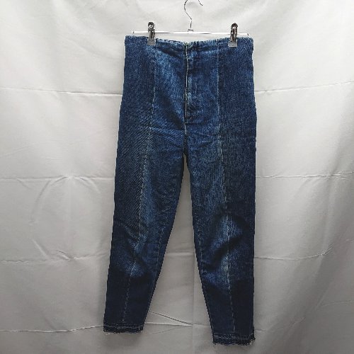 ◇ MACOHEE トゥモローランド ヴィンテージ風 ウエスト絞り紐 デニムパンツ サイズ34 ブルー系 レディース E 【中古】 ◇ MACOHEE トゥモローランド ヴィンテージ風 ウエスト絞り紐 デニムパンツ サイズ34 ブルー系 レディース E 【中古】