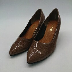 ◇ 美品 Balancoire ブランコアール ゴールド キラキラ ポインテッドトゥ サンダル ヒール サイズ24 ブ..