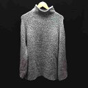 ◇ Fleur フルール ハイネック 無地 シンプル アクリル 長袖 ニット セーター サイズF グレー レディース メンズ E 【中古】