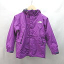◇ THE NORTH FACE ザノースフェイス ナイロン キッズ 長袖 マウンテンパーカー サイズ140 パープル メンズ レディース E 【中古】