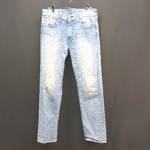 ◇ Levi’s 505デニムパンツ S4019 ウォッシュ加工 ヴィンテージ風合い デニムパンツ サイズW29L32 ライトブルー メンズ E 【中古】