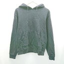 ◇ FRUIT OF THE LOOM フルーツオブザルーム 無地 裏毛 フーディー 長袖 パーカー サイズS ブラック メンズ E 【中古】