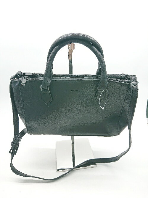 ◇ emoda 2way ハンド ショルダー シック カジュアル お出かけ セカンド 肩掛け バッグ ブラック レディース E 【中古】