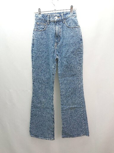 ◇ MOUSSY マウジー フレアパンツ 大人っぽい カジュアル ジーンズ サイズ24 ブルー レディース E 【中古】 ◇ MOUSSY マウジー フレアパンツ 大人っぽい カジュアル ジーンズ サイズ24 ブルー レディース E 【中古】