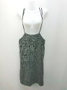 ◇ KBF URBAN RESEARCH カジュアル 秋冬素材 チェック柄 膝丈 ワンピース サイズF グレー レディース E 【中古】