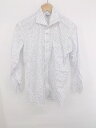 ◇ CAMICIAIO カミチャイオ 総柄 ホリゾンタルカラー 長袖 Yシャツ ドレスシャツ サイズ40-80 ホワイト マルチ メンズ P 【中古】(4)