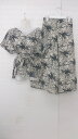 ◇ ◎ titivate ティティベイト 総柄 パンツ カットソー セットアップ サイズM ベージュ ブラック系 レディース P 【中古】