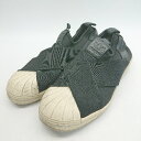 ◇ adidas BZ0112 シンプル おしゃれ お出かけ スニーカー サイズ22.5 ブラック レディース E 【中古】