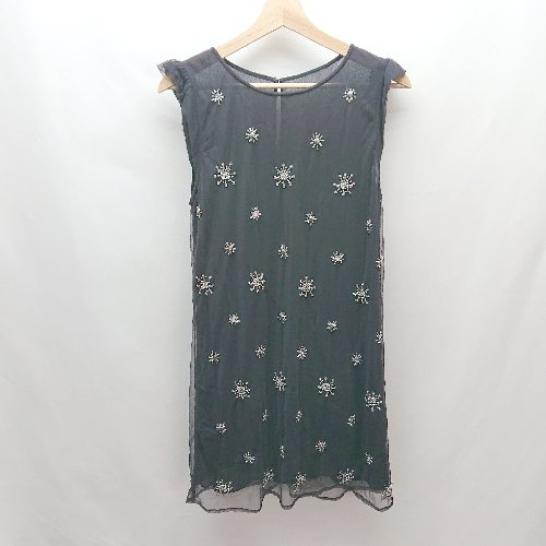 ◇ ◎ FRAY I.D フレイ アイディー バックジップ ビジュー きれい系 チュニック サイズ0 ブラック レディース E 【中古】 ◇ ◎ FRAY I.D フレイ アイディー バックジップ ビジュー きれい系 チュニック サイズ0 ブラック レディース E 【中古】