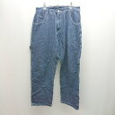 ◇ Discoat ディスコート デニム ベルボトムパンツ カジュアル シンプル ワイド ジーンズ サイズM ブルー メンズ E 【中古】