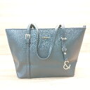 ◇ & chouette アンドシュエット ブランドロゴ ゴールド金具 シンプル おしゃれ トートバッグ ブラック レディース E 【中古】