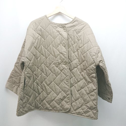 ◇ FREAK'S STORE フロントボタン 冬物 シンプル 長袖 ジャケット サイズF ベージュ メンズレディース E 【中古】