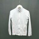 ◇ Berghaus バーグハウス ジップアップ 無地 ハイネック 長袖 パーカー サイズM ライトブルー レディース E 【中古】