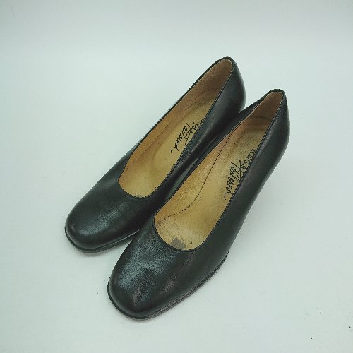 ◇ REGAL tailored ラウンドトゥ オフィスカジュアル ベーシック パンプス サイズ22cm ブラック レディース E 【中古】