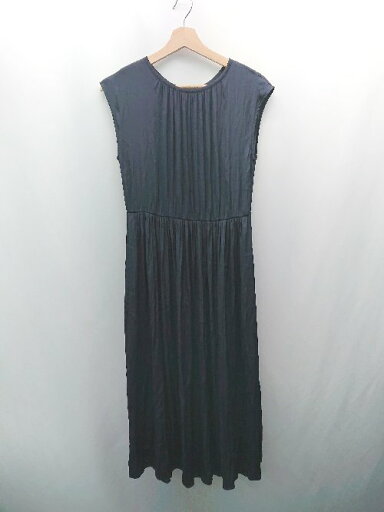 ◇ closetstory unitedarrows ギャザー ガーリー バックボタン ロング丈 ワンピース 表記なし ネイビー レディース E 【中古】 ◇ closetstory unitedarrows ギャザー ガーリー バックボタン ロング丈 ワンピース 表記なし ネイビー レディース E 【中古】