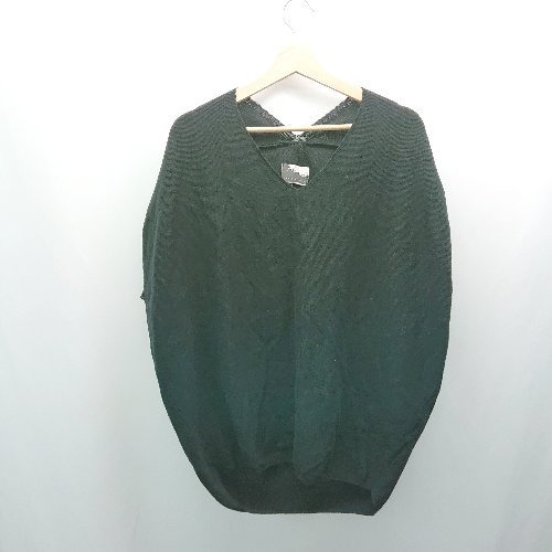 ◇ patterntorso Vネック シンプル カジュアル ニット ベスト 表記なし ブラック レディース メンズ E 【中古】