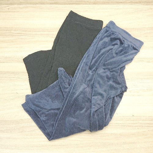 ◇ 《 UNIQLO ユニクロ まとめ売り2点セット サイズL ウエストゴム リブ フリース スカート パンツ レディース 》 E 【中古】