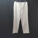 ◇ TODAYFUL トゥデイフル 無地 ストレート シンプル パンツ サイズ38 ベージュ レディース E 【中古】(4)