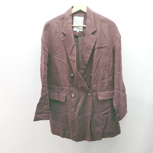 ◇ MERCURYDUO フロントボタン 薄手 シンプル 大人カジュアル 長袖 ジャケット 表記なし ダークレッド レディース E 【中古】 ◇ MERCURYDUO フロントボタン 薄手 シンプル 大人カジュアル 長袖 ジャケット 表記なし ダークレッド レディース E 【中古】