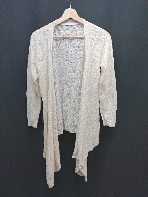 ◇ SPICKAND SPAN ラグランスリーブ ニット カジュアル 羽織もの 長袖 カーディガン 表記なし アイボリー レディース E 【中古】