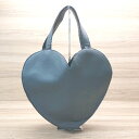 ◇ Love & Heart ビッグサイズ ハートモチーフ ガーリー シンプル 綺麗め トートバッグ ブラック レディース E 【中古】