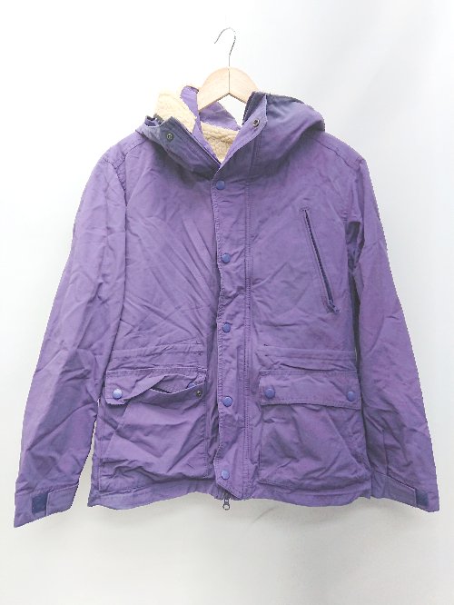 ◇ ◎ URBAN RESEARCH アーバンリサーチ ジップアップ 2WAY フード 長袖 ジャケット サイズ38 パープル系 レディース P 【中古】