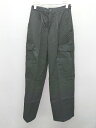 ◇ ◎ ●未使用● JUNOAH ジュノア タグ付 シンプル 無地 カーゴパンツ サイズL ブラック レディース P 【中古】