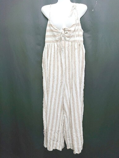 ◇ ◎ Urban Outfitters アーバン・アウト ストライプ オールインワン サイズM オフホワイト系 ベージュ レディース P 【中古】 ◇ ◎ Urban Outfitters アーバン・アウト ストライプ オールインワン サイズM オフホワイト系 ベージュ レディース P 【中古】