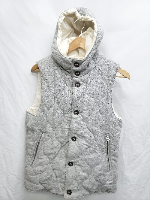 ◇ J.N.R.D フーディー 中綿 ベスト サイズ1 グレー系 マルチ メンズ P 【中古】