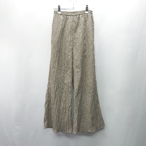 ◇ ⊂ DOUX ARCHIVES ドゥ アルシーヴ ウエストゴム スラックス サイズM カーキ系 レディース E 【中古】