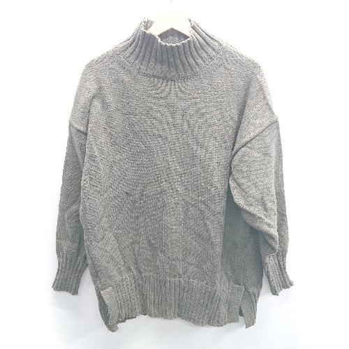 ◇ ⊇ ROPE PICNIC ロペピクニック 長袖 ハイネック ニット セーター サイズ38 カーキ系 レディース E 【中古】