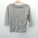 ◇ ⊇ DGRACE ディグレース コットン素材 長袖 セーター サイズM グレー レディース E 【中古】(4)