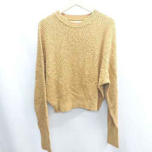◇ ⊇ FREAK'S STORE フリークスストア 長袖 ニット セーター サイズF マスタード系 レディース E 【中古】
