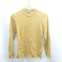 ◇ ⊇ URBAN RESEARCH DOORS ハイネック 長袖 リブニット サイズ1 マスタード レディース E 【中古】|詳細画像