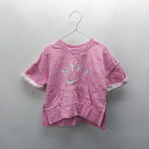 ◇ ⊂ NIKE ナイキ コットン系 トレーナー ショートパンツ サイズXS ピンク 女の子 男の子 E 【中古】(4)