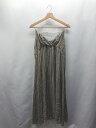 ◇ ⊂ URBAN RESEARCH アーバンリサーチ ノースリーブ ロング キャミワンピース サイズM モスグリーン レディース E 【中古】