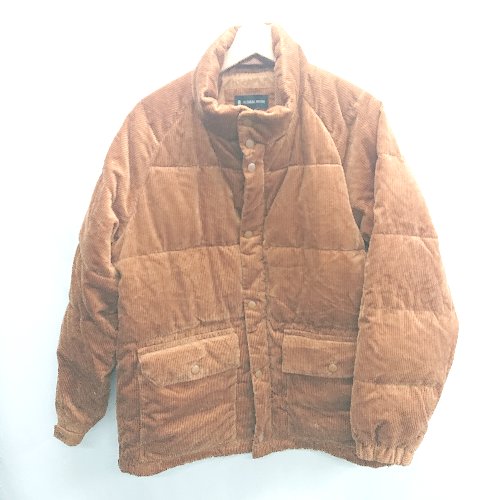 ■ ⊇ GLOBAL WORK コーデュロイ生地 ハイネック 長袖 中綿ジャケット サイズS オレンジブラウン系 メンズ E 【中古】 ■ ⊇ GLOBAL WORK コーデュロイ生地 ハイネック 長袖 中綿ジャケット サイズS オレンジブラウン系 メンズ E 【中古】