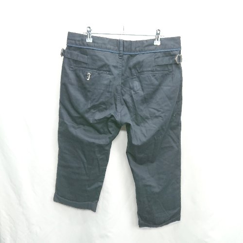 ◇ Θ RAGEBLUE レイジブルー サイドベルト 7分丈パンツ サイズXL ネイビー メンズ E 【中古】