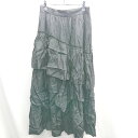 ◇ ⊂ PAGEBOY ページボーイ ロング丈 フレア スカート サイズF ブラック レディース E 【中古】(4)