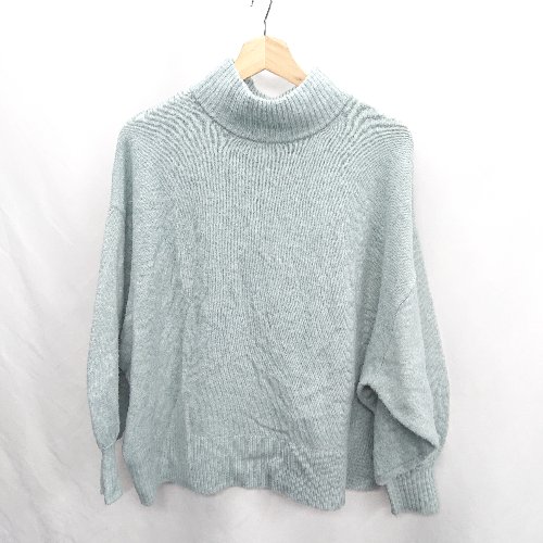 ◇ ⊇ natural couture ナチュラルクチュール タートルネック 長袖 ニット セーター サイズF グレー系 レディース E 【中古】 ◇ ⊇ natural couture ナチュラルクチュール タートルネック 長袖 ニット セーター サイズF グレー系 レディース E 【中古】